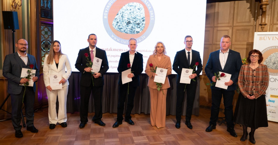 Būvindustrijas Lielā Balva 2025: Recognition Award Presented to Our Colleague Raitis Šteinbergs