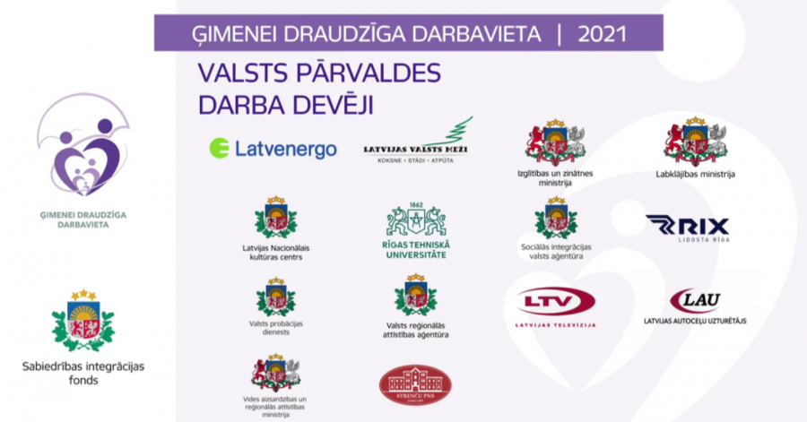 LAU saņem statusu "Ģimenei draudzīga darbavieta 2021"